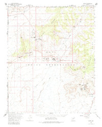 Download a high-resolution, GPS-compatible USGS topo map for Oraibi, AZ (1983 edition)