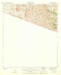 Download a high-resolution, GPS-compatible USGS topo map for Oro Blanco, AZ (1968 edition)