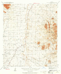 preview thumbnail of historical topo map of Pima County, AZ in 1940