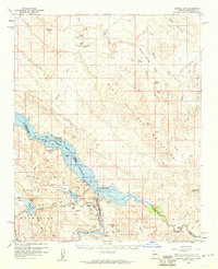 Download a high-resolution, GPS-compatible USGS topo map for Parker Dam, AZ (1960 edition)