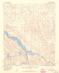 preview thumbnail of historical topo map of Mohave County, AZ in 1959
