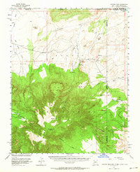 Download a high-resolution, GPS-compatible USGS topo map for Pastora Peak, AZ (1964 edition)