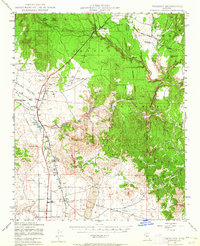 Download a high-resolution, GPS-compatible USGS topo map for Paulden, AZ (1964 edition)