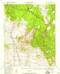 Download a high-resolution, GPS-compatible USGS topo map for Paulden, AZ (1958 edition)