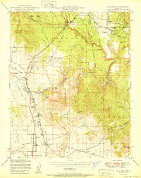 Download a high-resolution, GPS-compatible USGS topo map for Paulden, AZ (1950 edition)