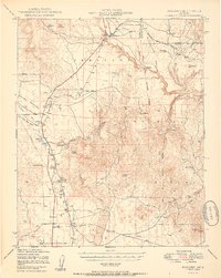 Download a high-resolution, GPS-compatible USGS topo map for Paulden, AZ (1950 edition)