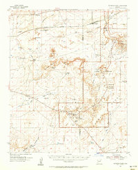 Download a high-resolution, GPS-compatible USGS topo map for Petrified Forest, AZ (1956 edition)