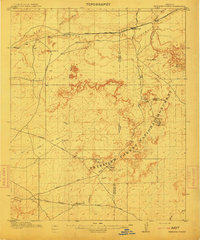 Download a high-resolution, GPS-compatible USGS topo map for Petrified Forest, AZ (1912 edition)