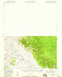 Download a high-resolution, GPS-compatible USGS topo map for Picacho Butte, AZ (1958 edition)