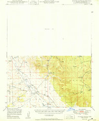 Download a high-resolution, GPS-compatible USGS topo map for Picacho Butte, AZ (1950 edition)