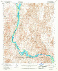 Download a high-resolution, GPS-compatible USGS topo map for Picacho, AZ (1966 edition)