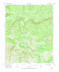Download a high-resolution, GPS-compatible USGS topo map for Pine, AZ (1973 edition)