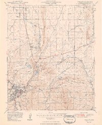 preview thumbnail of historical topo map of Prescott, AZ in 1948