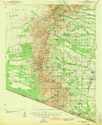 Download a high-resolution, GPS-compatible USGS topo map for Presumido Peak, AZ (1943 edition)