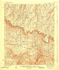 Download a high-resolution, GPS-compatible USGS topo map for Promontory Butte, AZ (1939 edition)