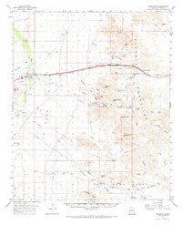 Download a high-resolution, GPS-compatible USGS topo map for Quartzsite, AZ (1971 edition)