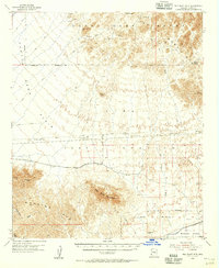 Download a high-resolution, GPS-compatible USGS topo map for Red Bluff Mtn, AZ (1956 edition)