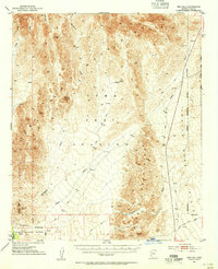 preview thumbnail of historical topo map of La Paz County, AZ in 1954