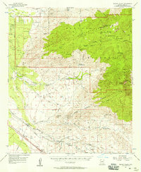 Download a high-resolution, GPS-compatible USGS topo map for Rincon Valley, AZ (1958 edition)