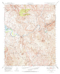 Download a high-resolution, GPS-compatible USGS topo map for Rockinstraw Mtn, AZ (1968 edition)