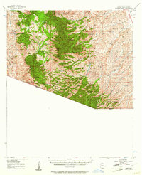 Download a high-resolution, GPS-compatible USGS topo map for Ruby, AZ (1961 edition)