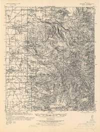 preview thumbnail of historical topo map of Cochise County, AZ in 1926