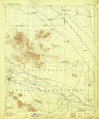 Download a high-resolution, GPS-compatible USGS topo map for Sacaton, AZ (1932 edition)