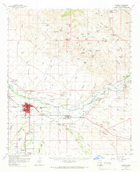 Download a high-resolution, GPS-compatible USGS topo map for Safford, AZ (1966 edition)