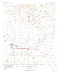 Download a high-resolution, GPS-compatible USGS topo map for Safford, AZ (1980 edition)