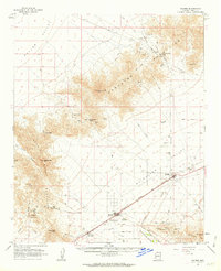 Download a high-resolution, GPS-compatible USGS topo map for Salome, AZ (1962 edition)
