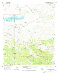 Download a high-resolution, GPS-compatible USGS topo map for San Carlos Reservoir, AZ (1977 edition)
