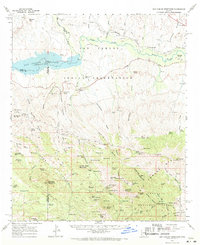 preview thumbnail of historical topo map of Graham County, AZ in 1962