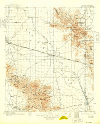 preview thumbnail of historical topo map of San Simon, AZ in 1962