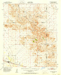preview thumbnail of historical topo map of San Simon, AZ in 1951