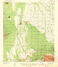 preview thumbnail of historical topo map of Pima County, AZ in 1942
