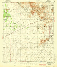 Download a high-resolution, GPS-compatible USGS topo map for San Xavier Mission, AZ (1943 edition)