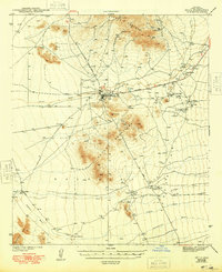 1943 Map of Sells, 1948 Print