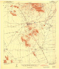 1943 Map of Sells