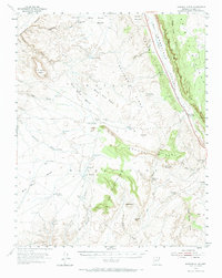 Download a high-resolution, GPS-compatible USGS topo map for Shinumo Altar, AZ (1967 edition)
