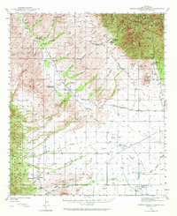 preview thumbnail of historical topo map of Graham County, AZ in 1940