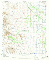 Download a high-resolution, GPS-compatible USGS topo map for Silver Bell Peak, AZ (1965 edition)