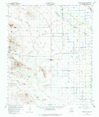 Download a high-resolution, GPS-compatible USGS topo map for Silver Bell Peak, AZ (1982 edition)