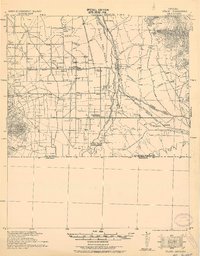 preview thumbnail of historical topo map of Cochise County, AZ in 1932