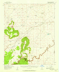 Download a high-resolution, GPS-compatible USGS topo map for Sunset Pass, AZ (1958 edition)
