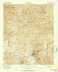 1948 Map of Superior, 1953 Print