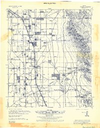 preview thumbnail of historical topo map of Cochise County, AZ in 1922