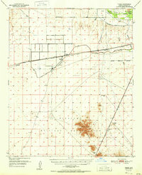 Download a high-resolution, GPS-compatible USGS topo map for Theba, AZ (1951 edition)