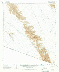 preview thumbnail of historical topo map of Yuma County, AZ in 1965