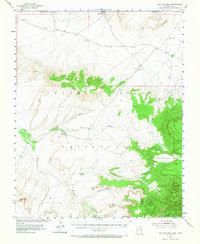 Download a high-resolution, GPS-compatible USGS topo map for Toh-Atin Mesa, AZ (1967 edition)