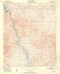 Download a high-resolution, GPS-compatible USGS topo map for Topock, AZ (1951 edition)